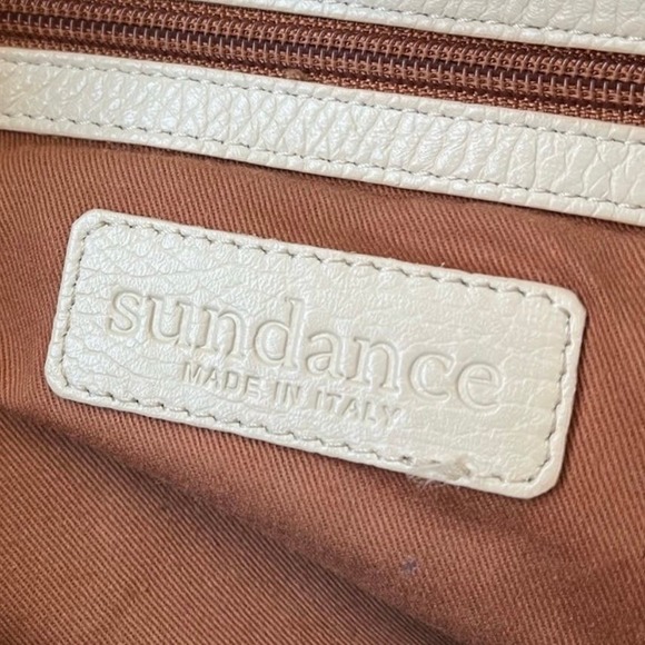 Sundance Cream and Brown Shoulder Bag - Picture 9 of 11